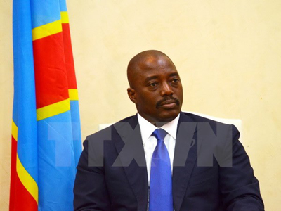 Tổng thống Cộng hòa Dân chủ Congo Joseph Kabila tại Kinshaka ngày 19/1.